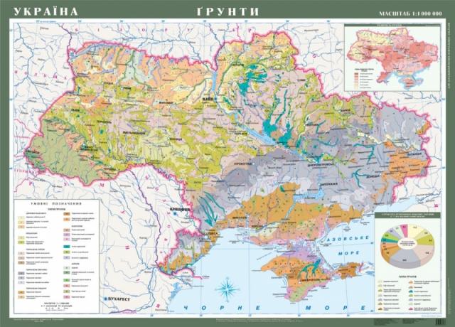 Україна.Ґрунти.