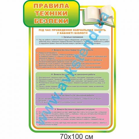 Стенд "Правила техніки безпеки" Стенд "Правила техніки безпеки"