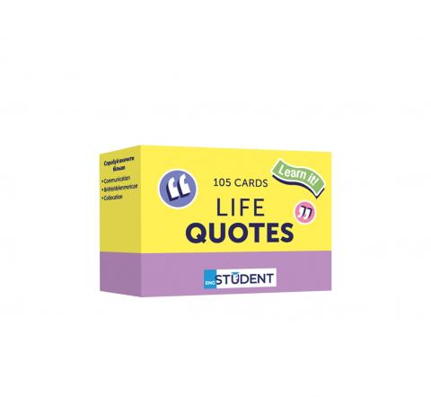 Картки для вивчення - Life Quotes Картки для вивчення - Life Quotes